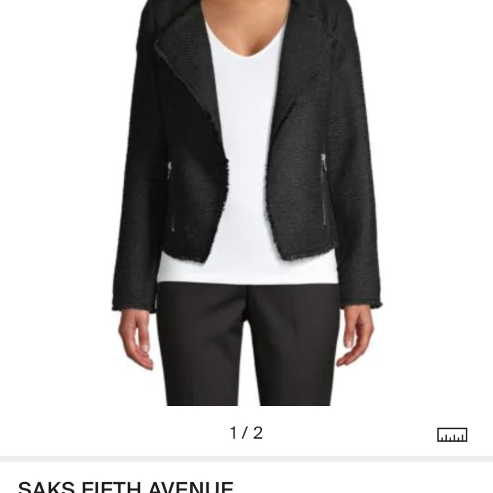 🖤Saks Fifth Avenue 🖤 tweed, open front jacket